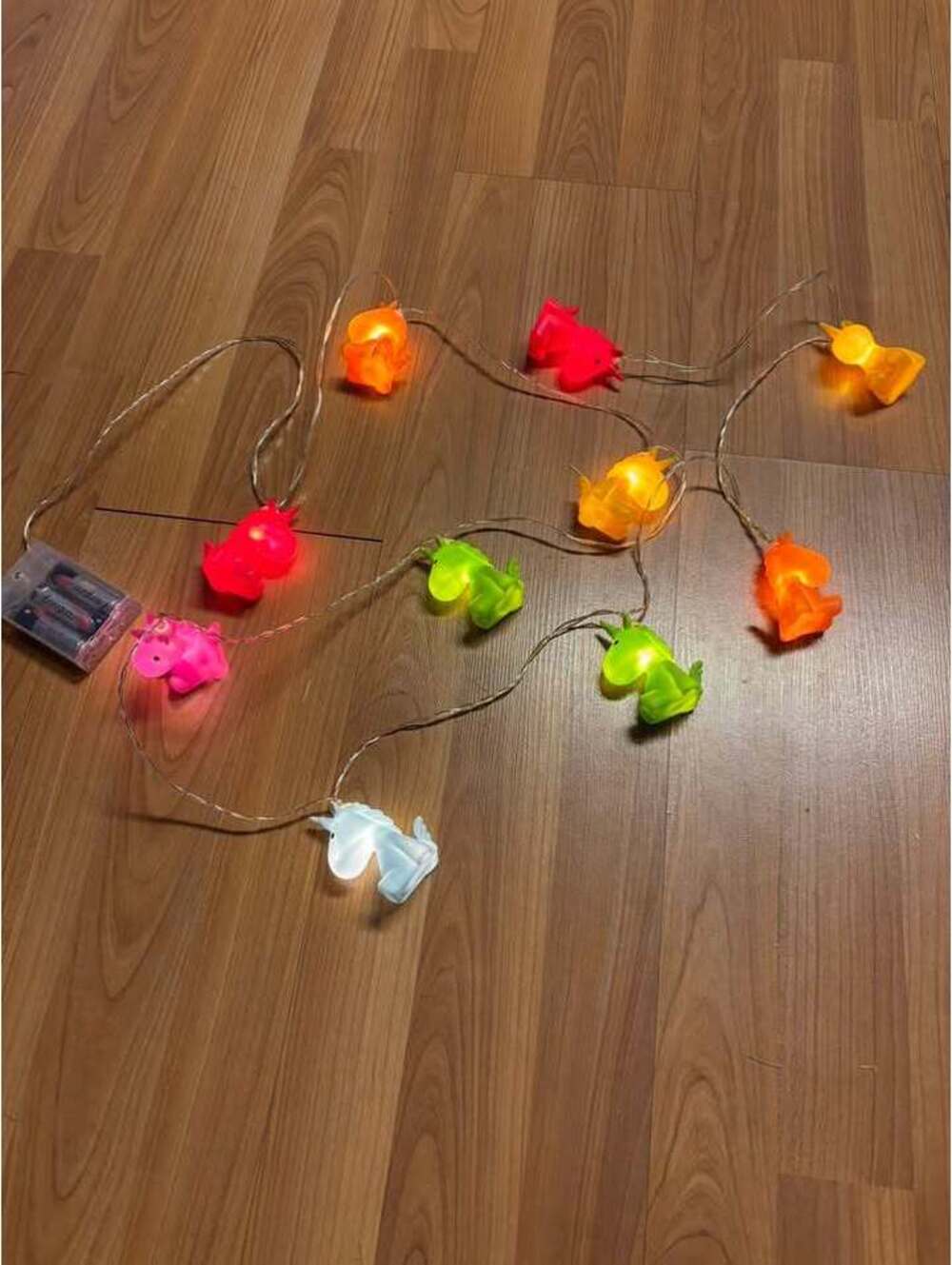 Multicolor Unicorn LED String Lights 134 inches